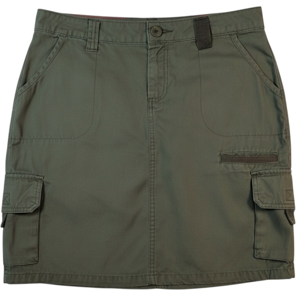Dickies Cargo Skirt Women Olive Green Utility Mini 31" Waist Gorpcore Utility